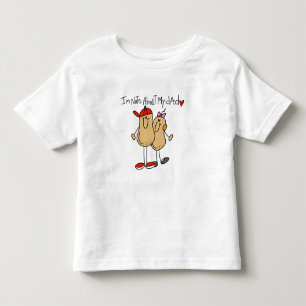 Nuts About My Dad-Girl Toddler T-Shirt