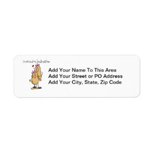 Nuts About My Granddaughter T-shirts and Gifts Return Address Label