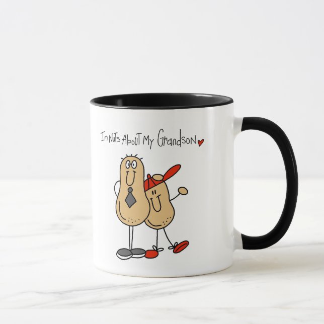 Nuts About My Grandson Mug (Right)