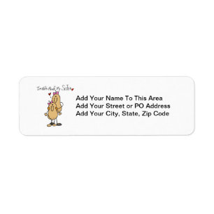 Nuts About My Sister T-shirts and Gifts Return Address Label