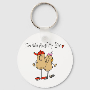 Nuts About My Son T-shirts and Gifts Key Ring