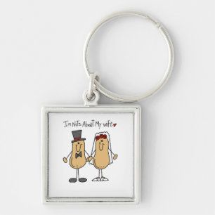 Nuts About My Wife T-shirts and Gifts Key Ring