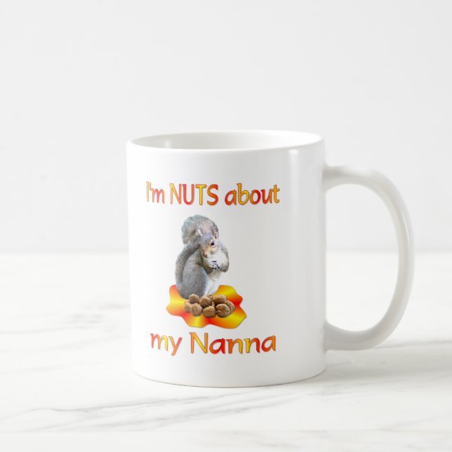 Nuts about Nanna Coffee Mug (Right)
