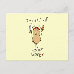 Nuts About Nursing T-shirts and Gifts Postcard