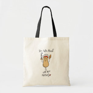 Nuts About Nursing Tote Bag
