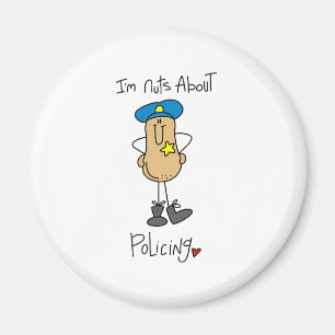 Nuts About Policing Magnet