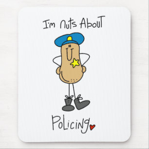 Nuts About Policing Mouse Pad