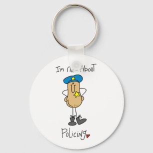 Nuts About Policing T-shirts and Gifts Key Ring