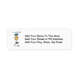 Nuts About Policing T-shirts and Gifts Return Address Label