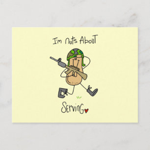 Nuts About Serving T-shirts and Gifts Postcard