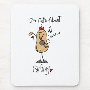 Nuts About Singing Mouse Pad