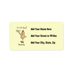 Nuts About Teaching T-shirts and Gifts Label