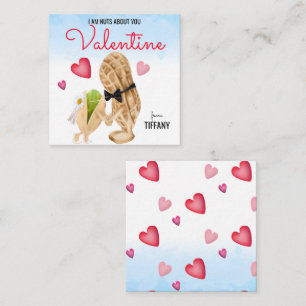 Nuts About You Funny Pun Couple Valentine Card