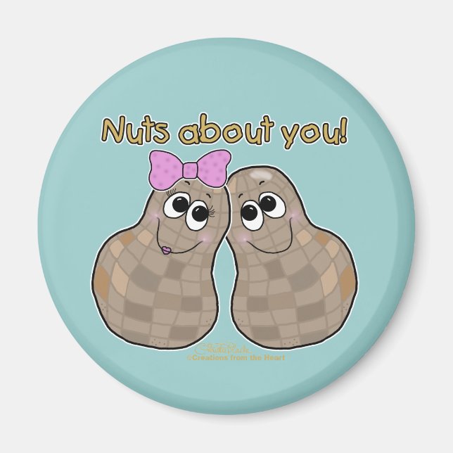 Nuts About You! Magnet (Front)