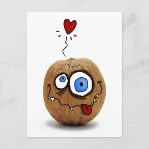 nuts about you postcard