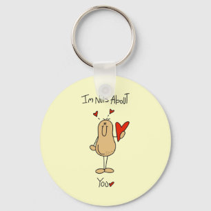 Nuts About You T-shirts and Gifts Key Ring