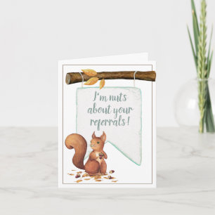 Nuts About Your Referrals Business Card