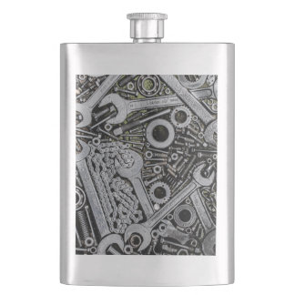 Nuts and Bolts Hip Flask
