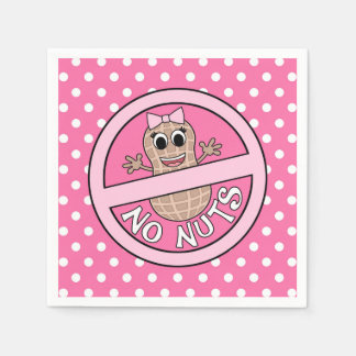 Nuts or No Nuts gender reveal napkins