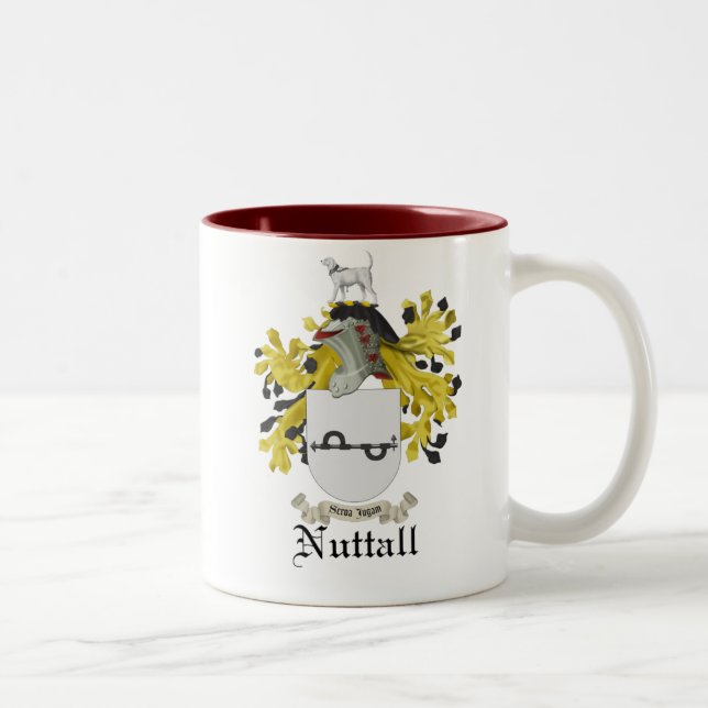 Nuttall Coat of Arms mug (Right)