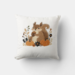 Nutty Harvest Squirrel�s Autumn Treasure Classic T Cushion