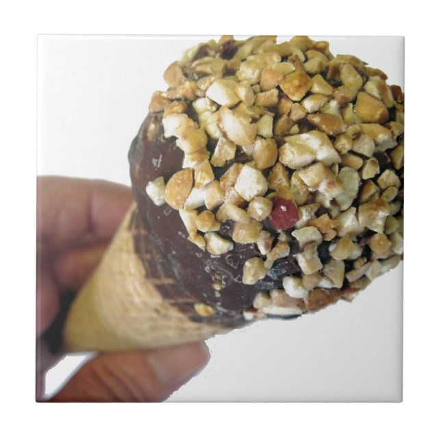 Nutty Ice Cream Cone Tile (Front)
