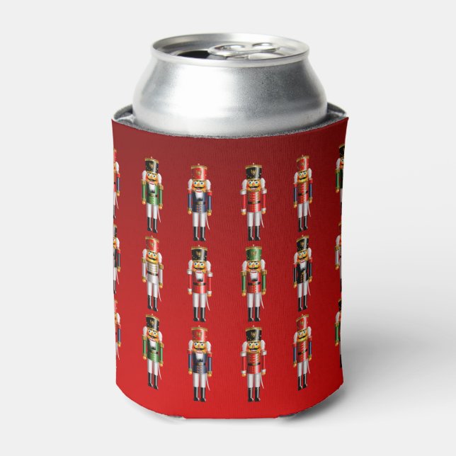 Nutty Nutcrackers Army Can Cooler (Can Front)