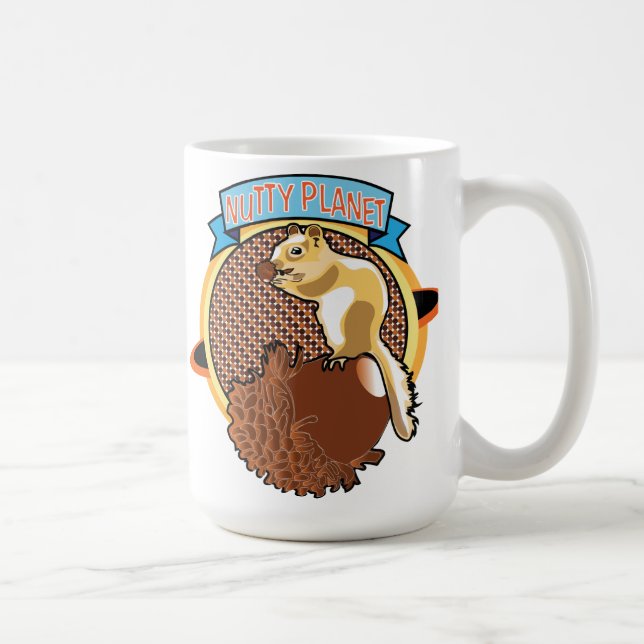 Nutty planet coffee mug (Right)