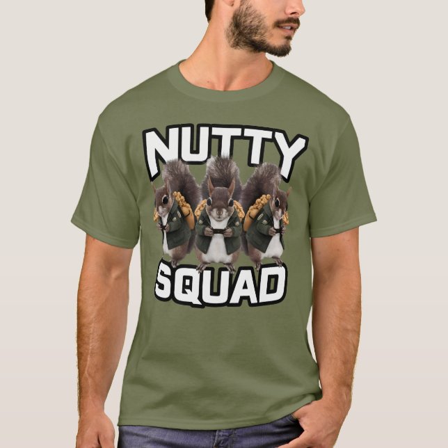Nutty Squad, Squirrel Snack Squad T-Shirt (Front)