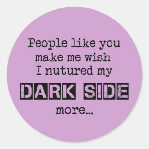 Nuture My Dark Side Stickers