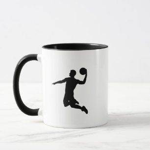 Nuvex Minimalist Basketball Dunk Coffee Mug