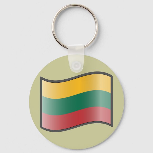 Nuvola Lithuanian, Lithuania Key Ring (Front)