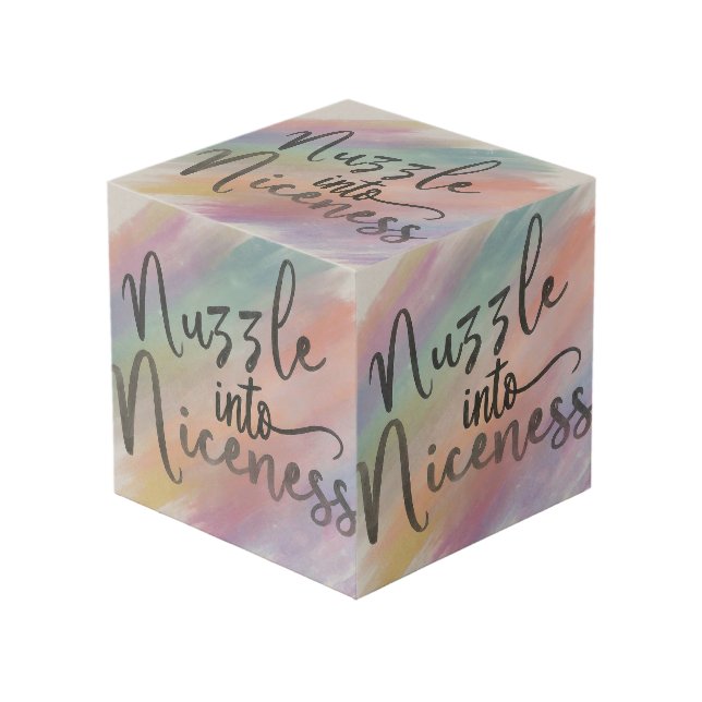 Nuzzle into Niceness Cube (Front Angled)