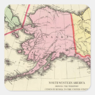 NW America 2 Square Sticker