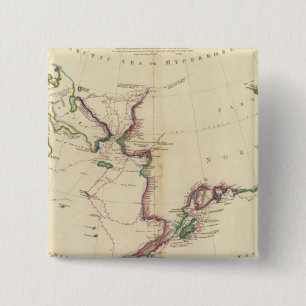 NW America, NE Asia 15 Cm Square Badge