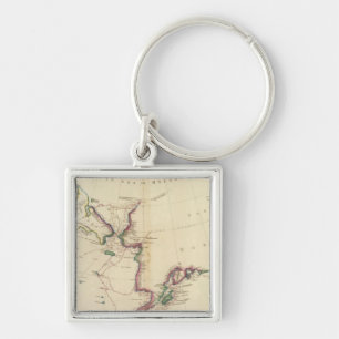 NW America, NE Asia Key Ring