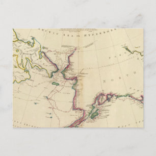 NW America, NE Asia Postcard