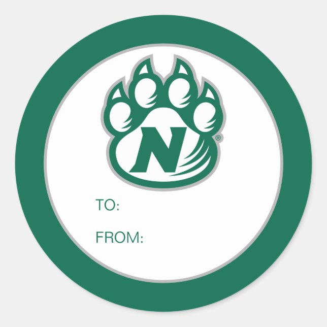 NW Missouri State Graduate Classic Round Sticker (Front)