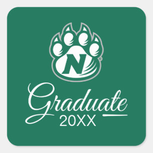 NW Missouri State Graduate Square Sticker