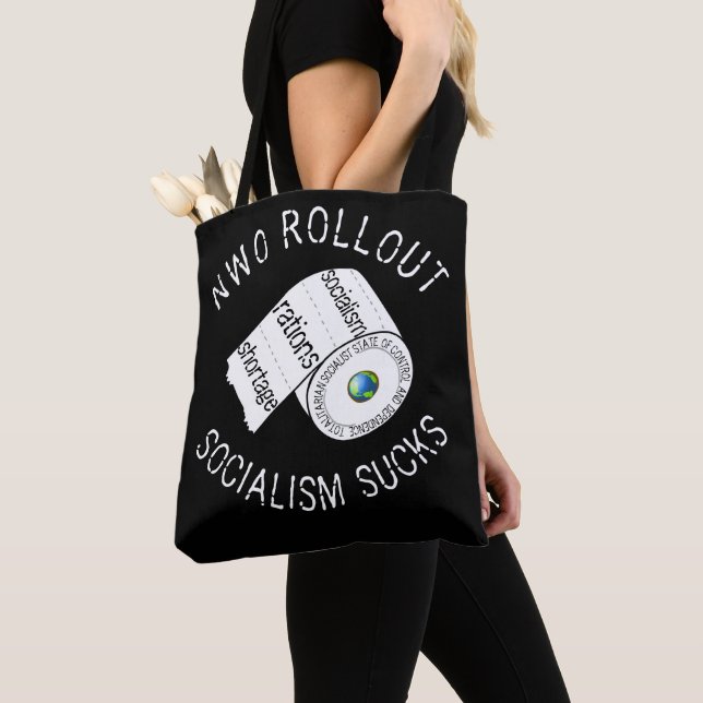 NWO Rollout (black) Tote Bag (Close Up)
