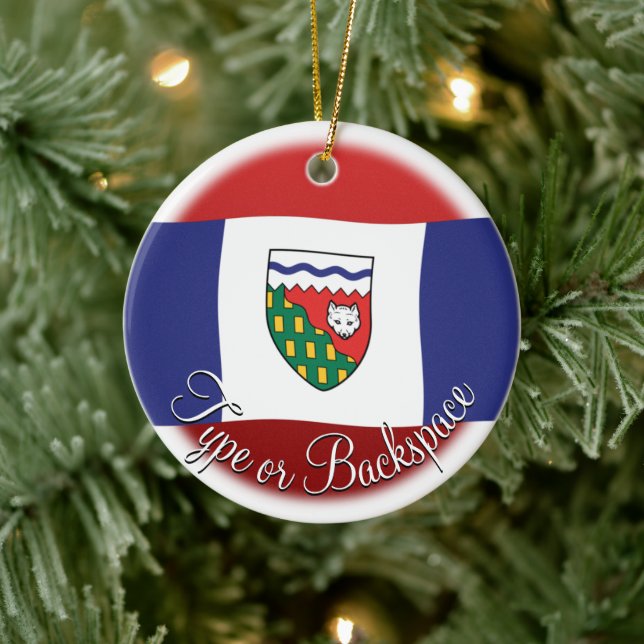 NWT Ornament Personalised NWT Flag Ornament (Tree)