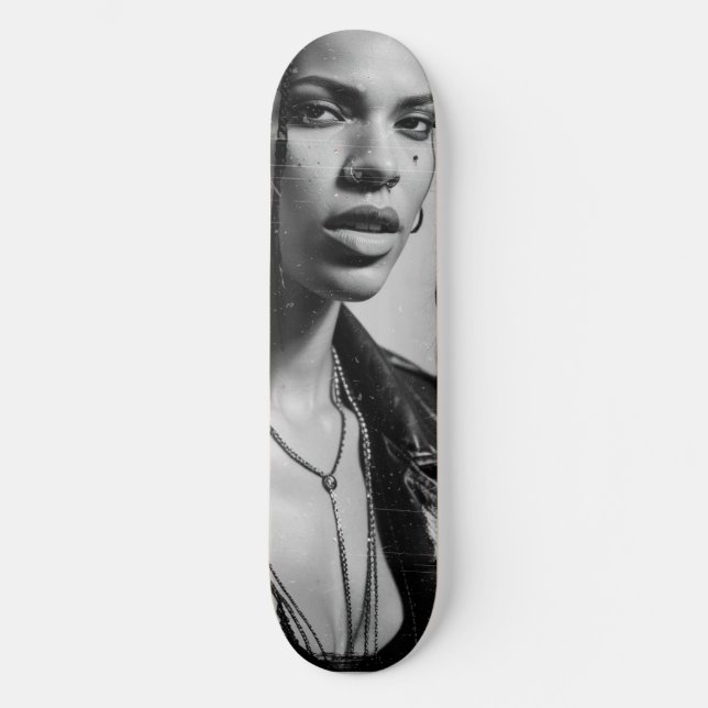 NY90 street portraits Skateboard (Front)