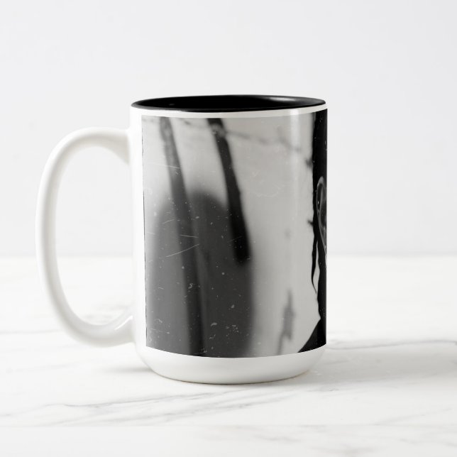 NY90 street portraits Two-Tone Coffee Mug (Left)