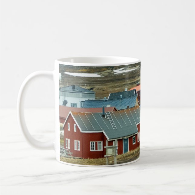 Ny-Alesund, Svalbard, Norway Coffee Mug (Left)