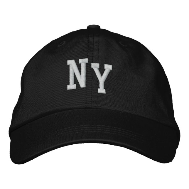 NY Black Men's Cap (Front)