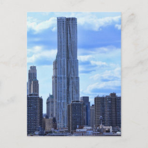 NY By Gehry / 8 Spruce St from the East River A1 Postcard