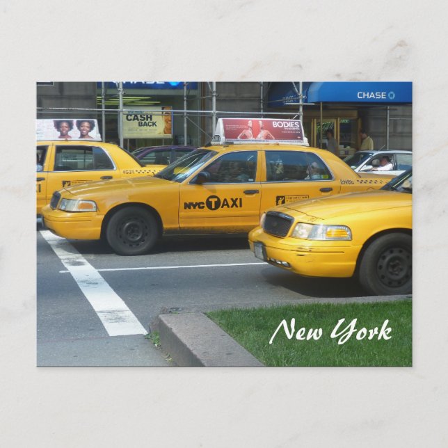 ny cabs postcard (Front)