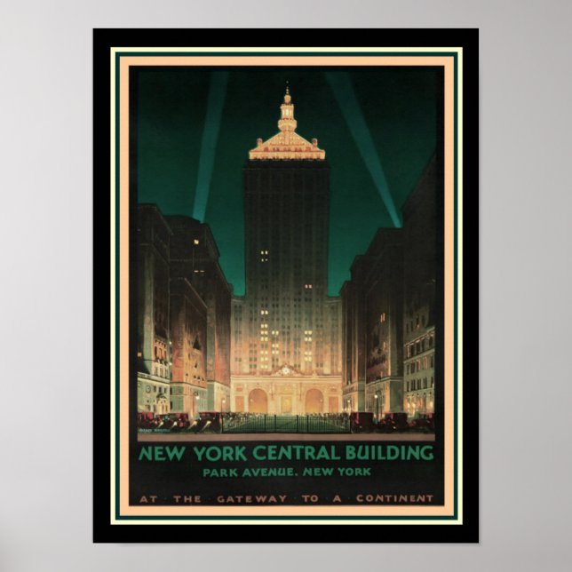 NY Central /Helmsley Building ca.1930 Poster (Front)