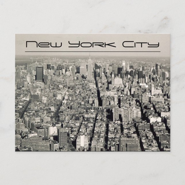 ny city buildings postcard (Front)