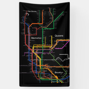 NY-City subway map Banner